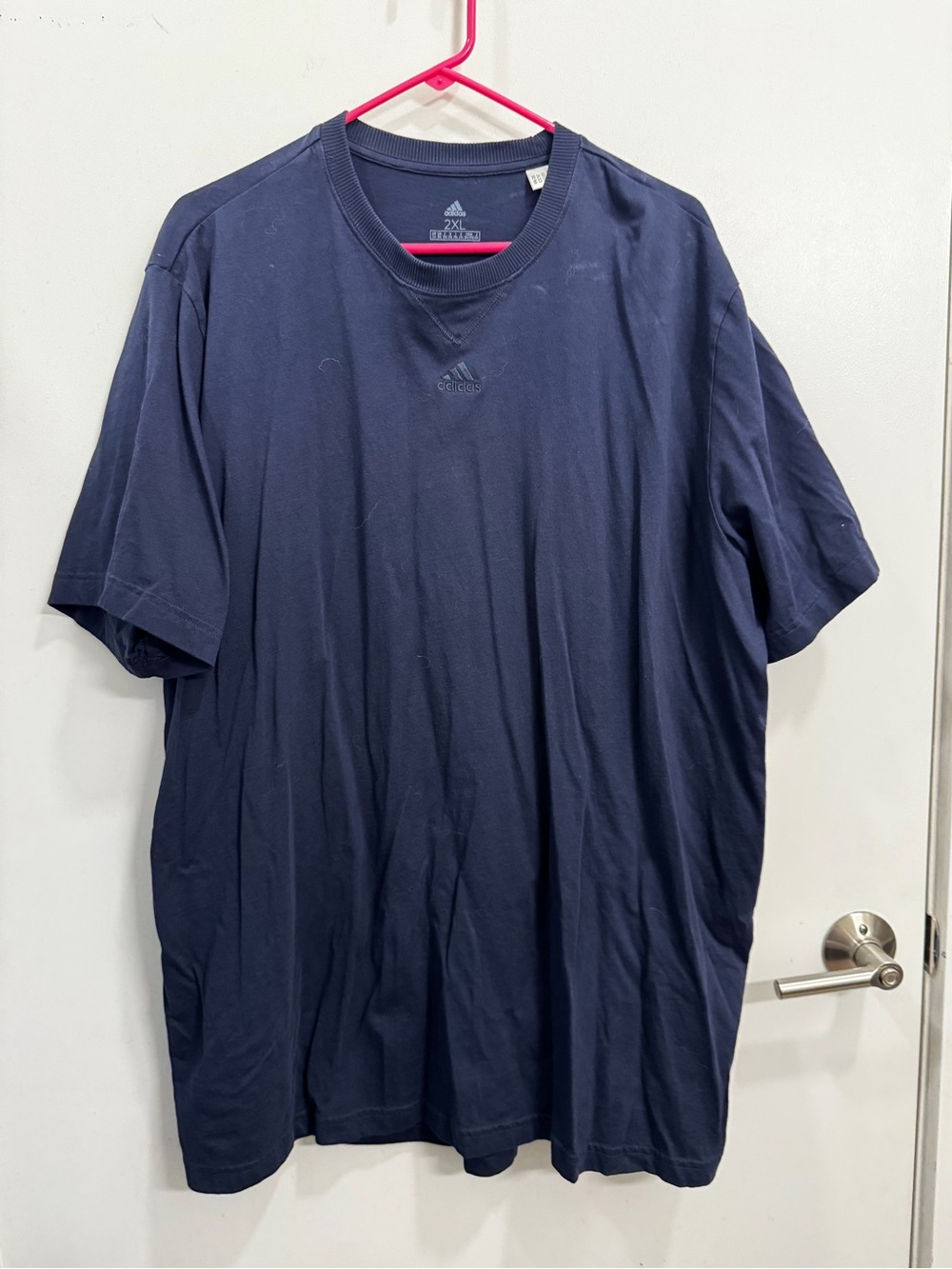 adidas Navy Short Sleeve Crew Tee